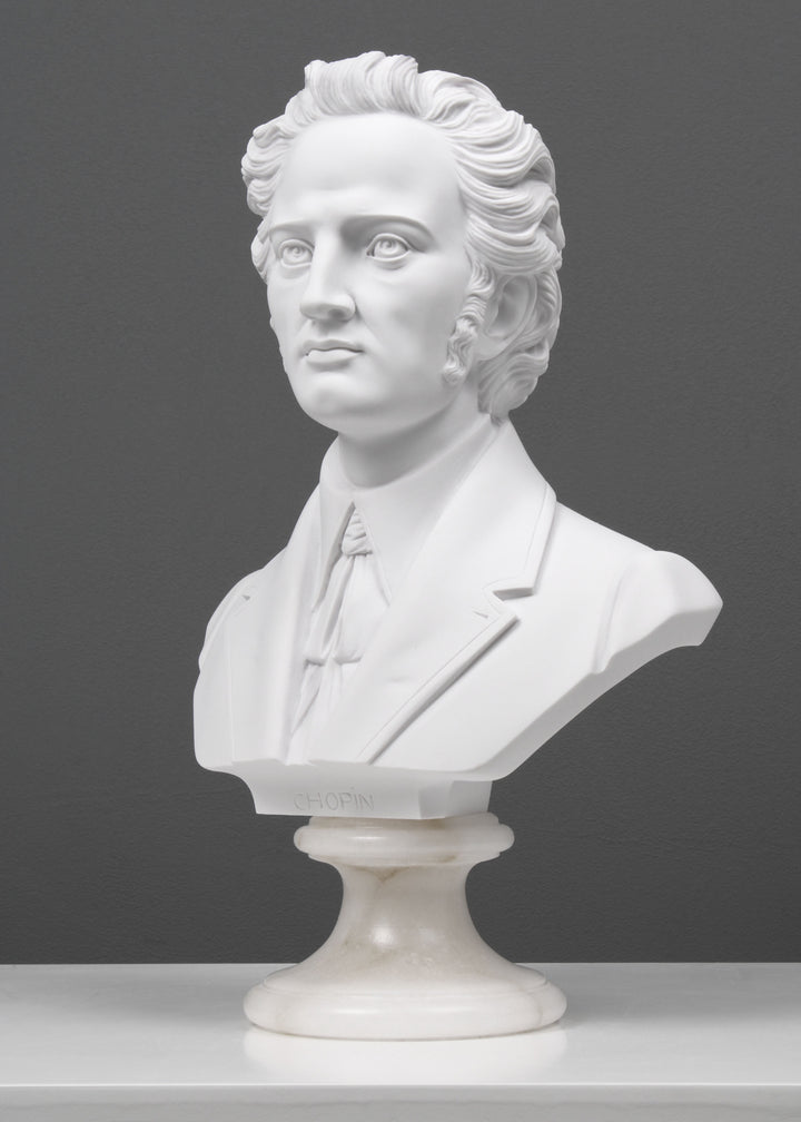 Chopin Büste Statue
