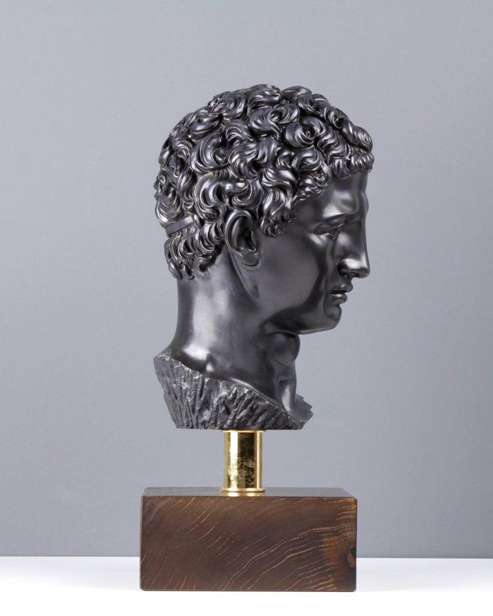 Büste des Hermes - Olympischer Gott (Bronze)