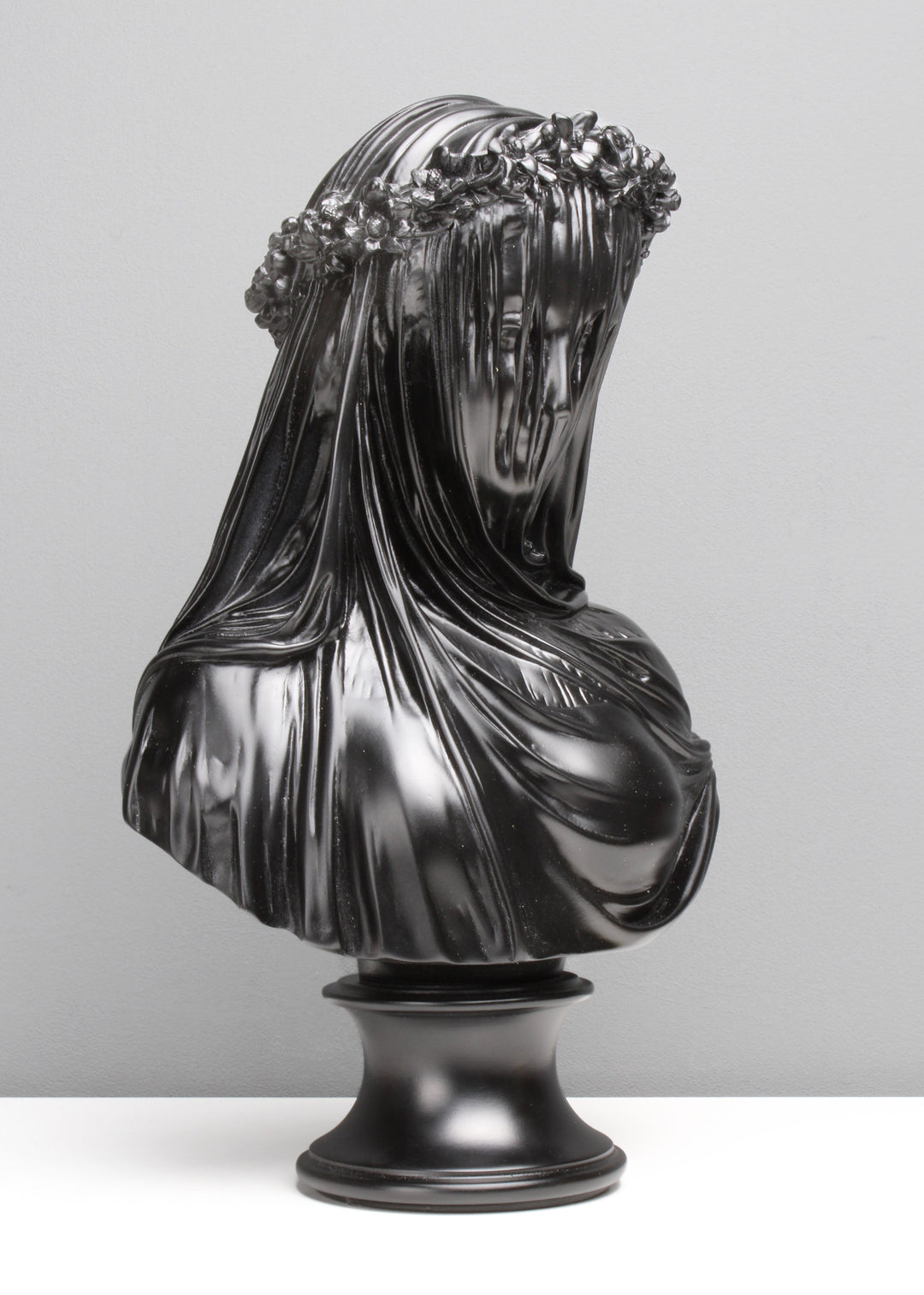 Verschleierte Dame Büste (Schwarz)