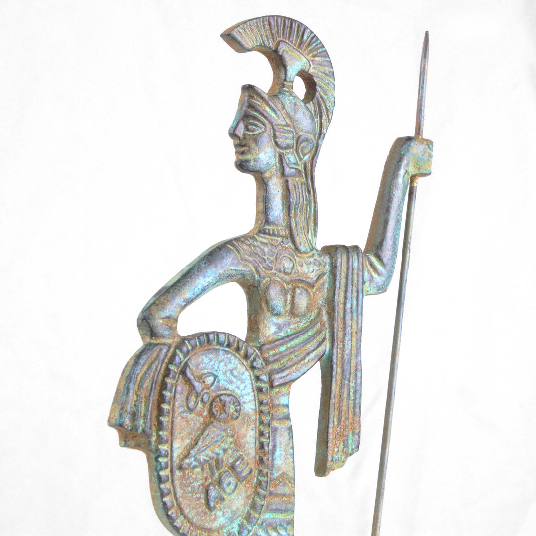 Athena Statue (Bronzefarben, Klein)