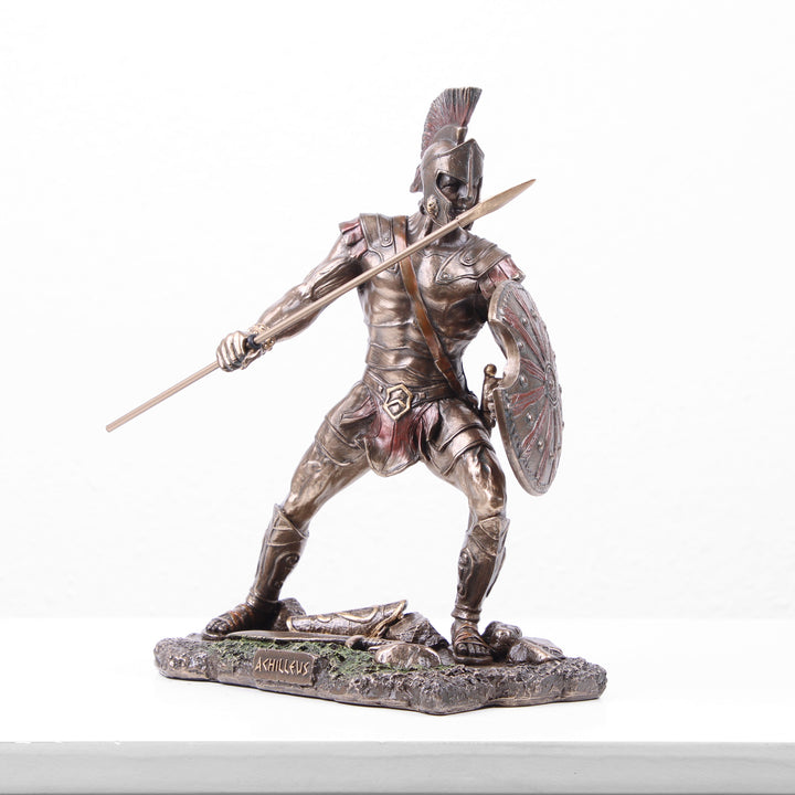 Achilles Griechischer Krieger Statue (Kaltguss-Bronze Skulptur)