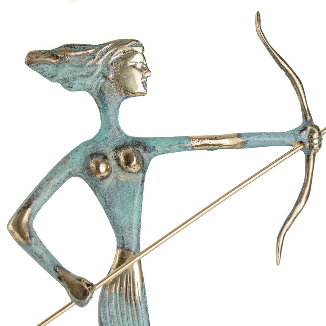 Artemis – Goettin der Jagd (Messing Skulptur)