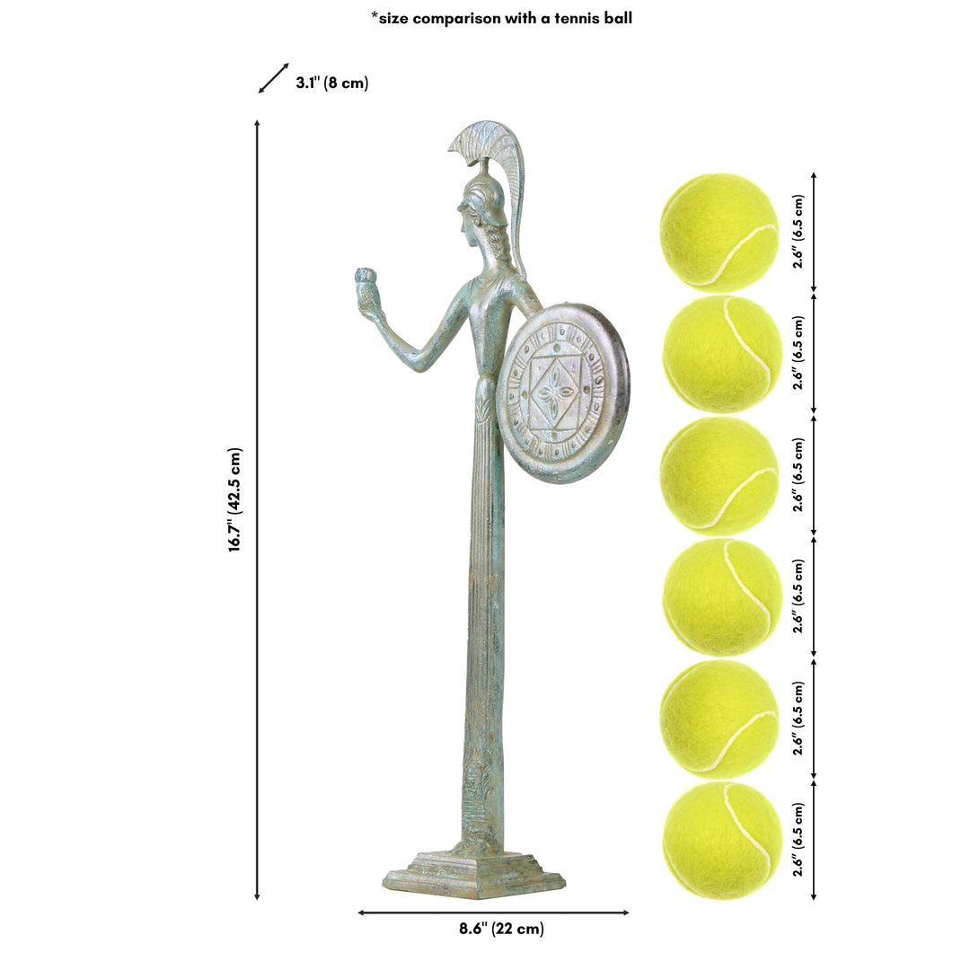 Athena Statue – Griechische Bronze Skulptur