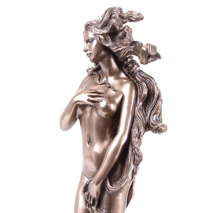 Geburt der Venus (Bronzierte Skulptur aus Kunstharz)