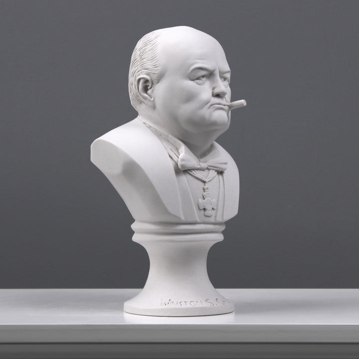 Winston Churchill Büste mit Zigarre