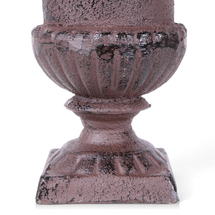 Garten-Vase aus Gusseisen (2er-Set)