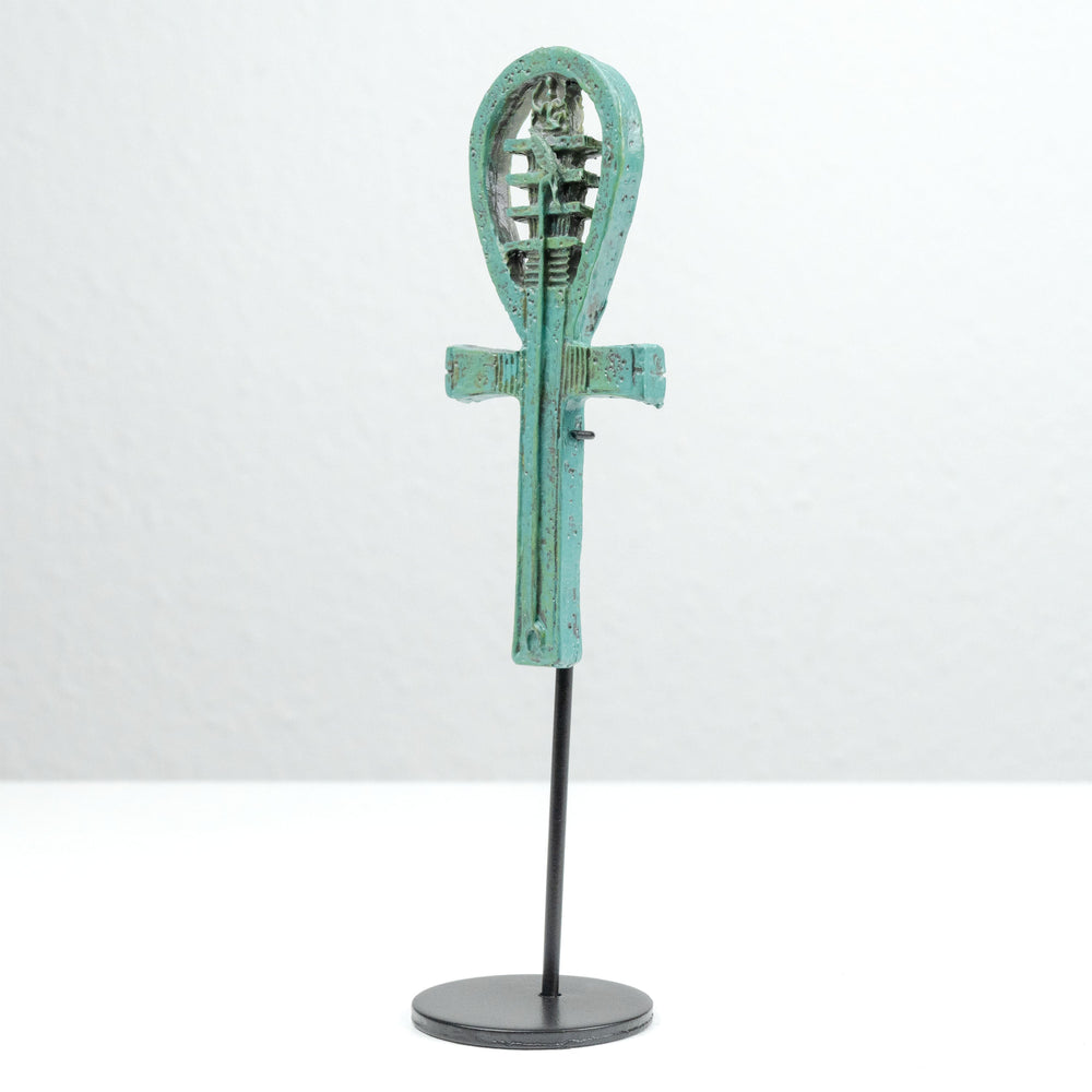 Ägyptisches Anch-Symbol mit Djed-Säule „Symbol der Unsterblichkeit“