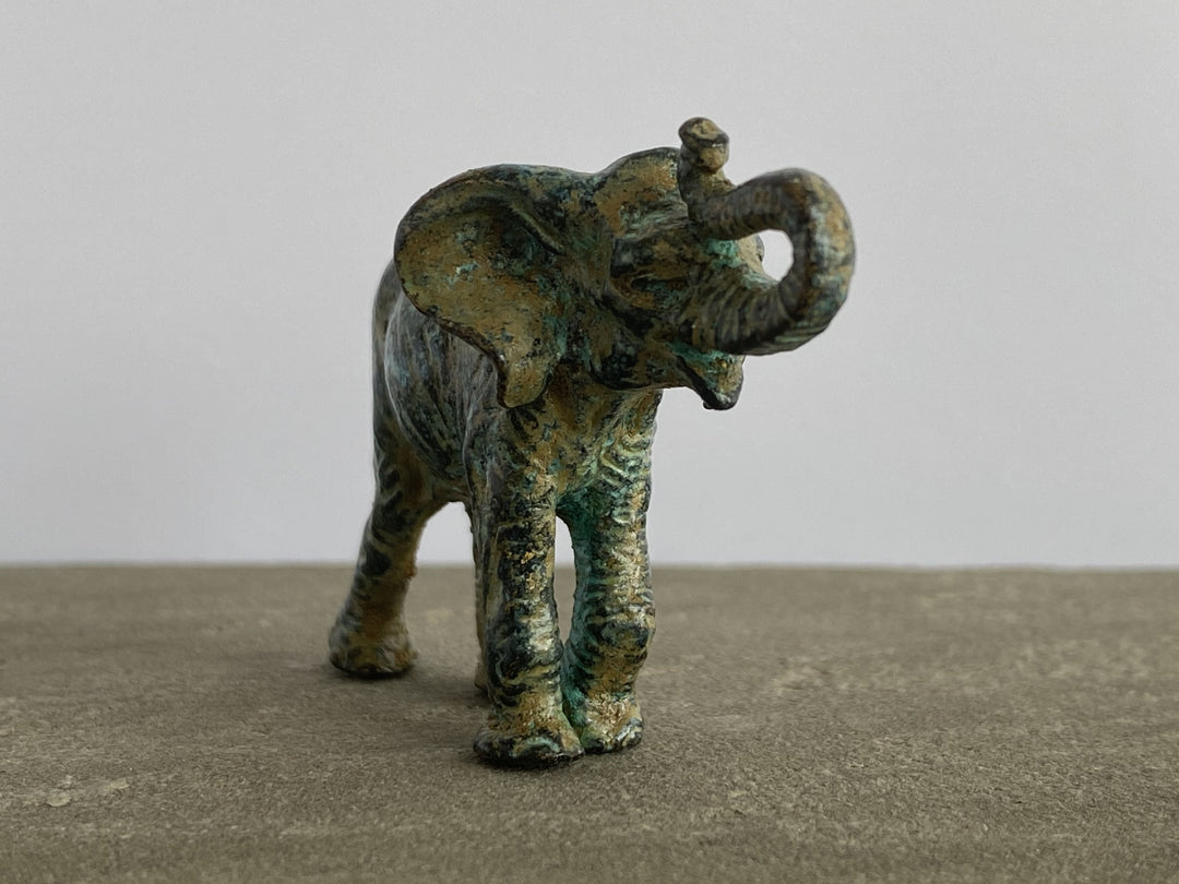 Elefantenstatue (Bronze, Klein)