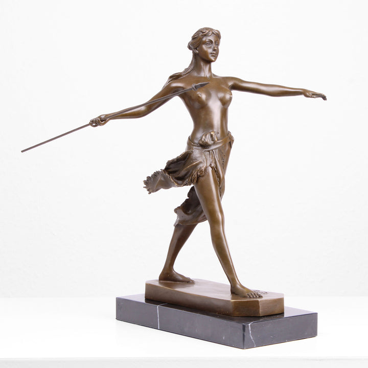 Amazone Statue (Bronze, Wachsguss)