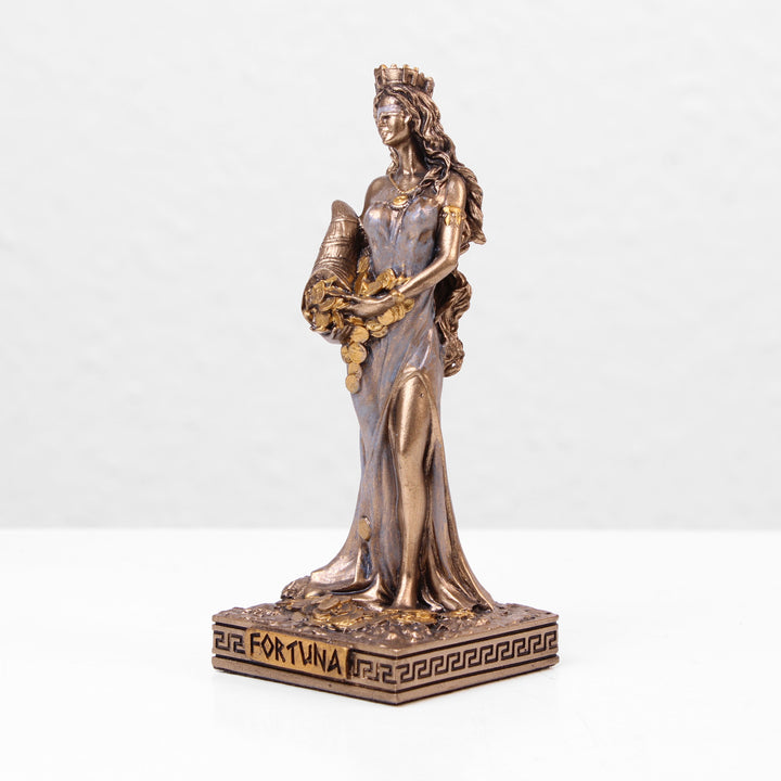 Fortuna Griechische Goettin Statue (Kaltguss-Bronze Skulptur)