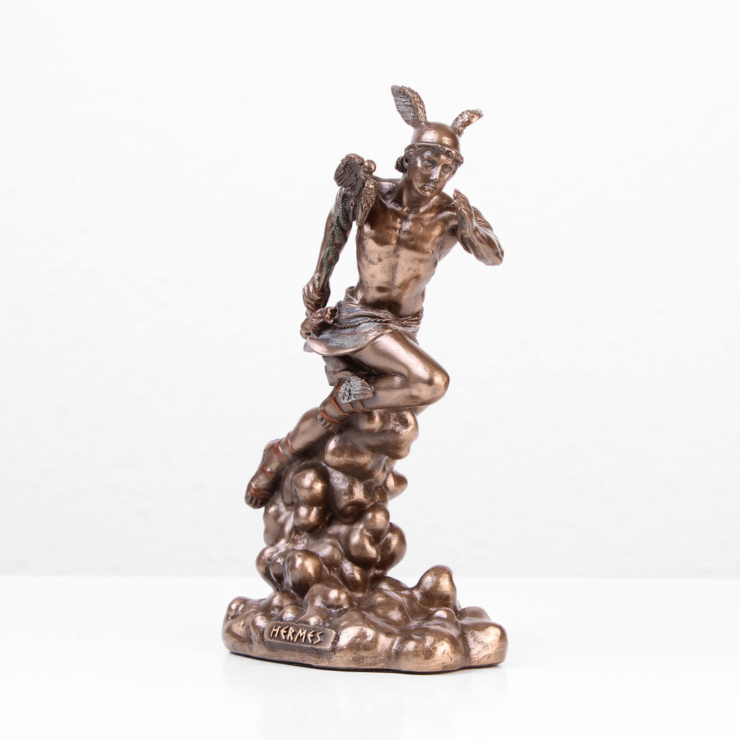 Hermes Statue (Kaltguss-Bronze Skulptur)