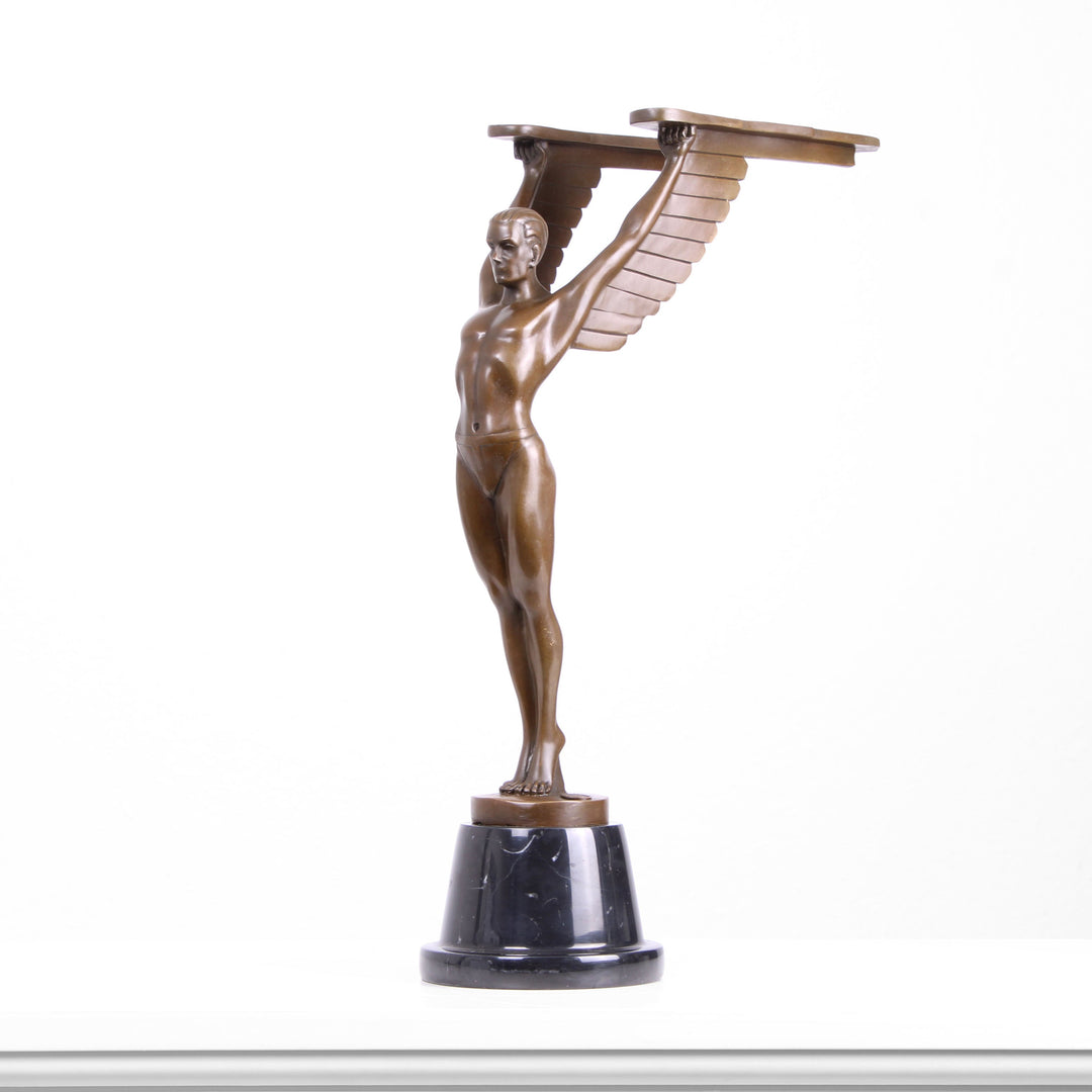 Ikarus Statue (Griechische Mythologie, Bronze, Wachsguss)