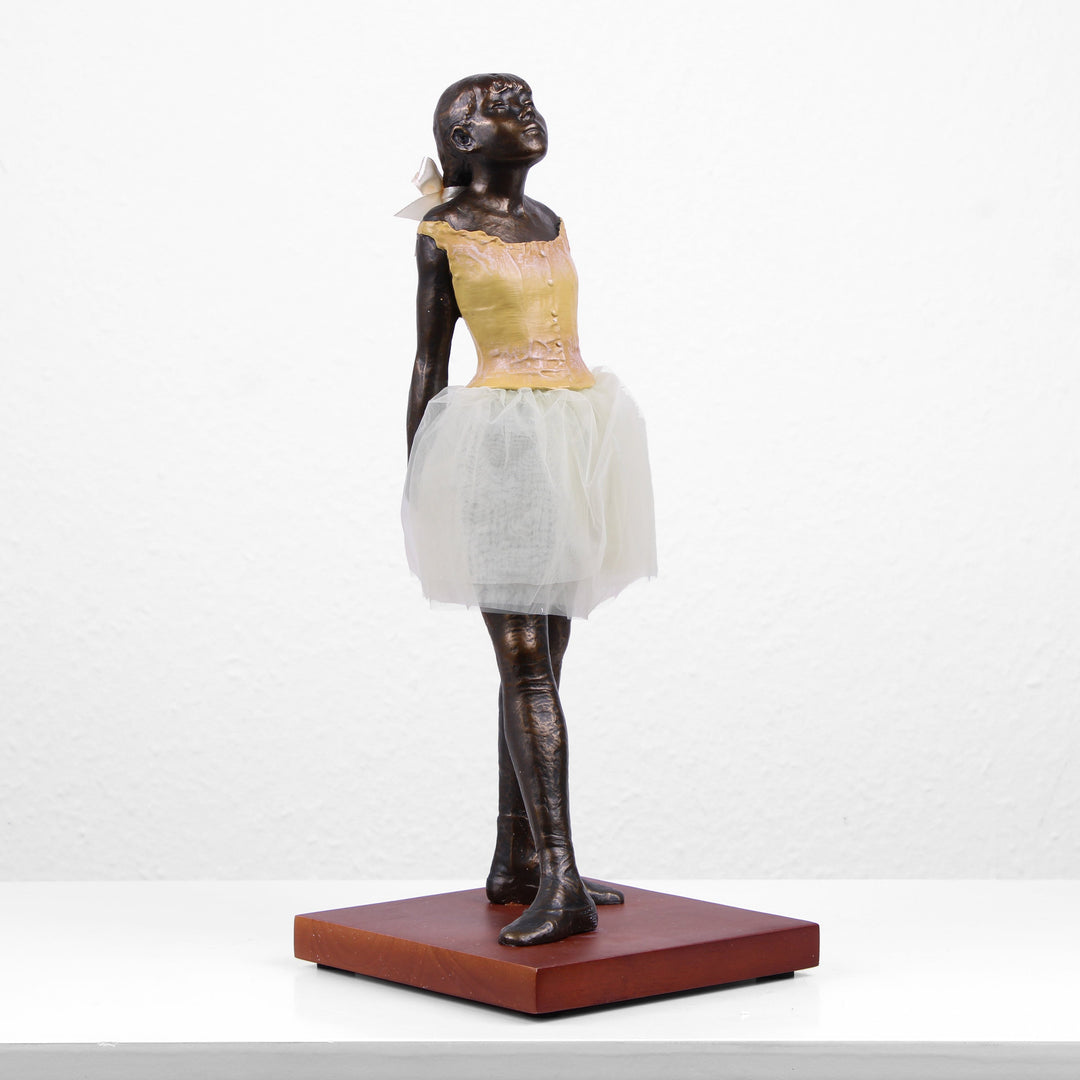 Große Tänzerin Skulptur (Bronzierte Statue aus Kunstharz)