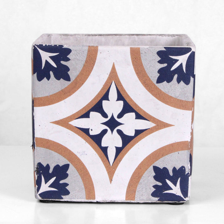Mediterraner Blauer Pflanztopf
