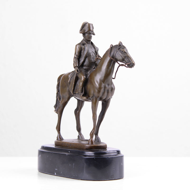 Napoleon zu Pferd Statue (Bronze, Wachsguss)