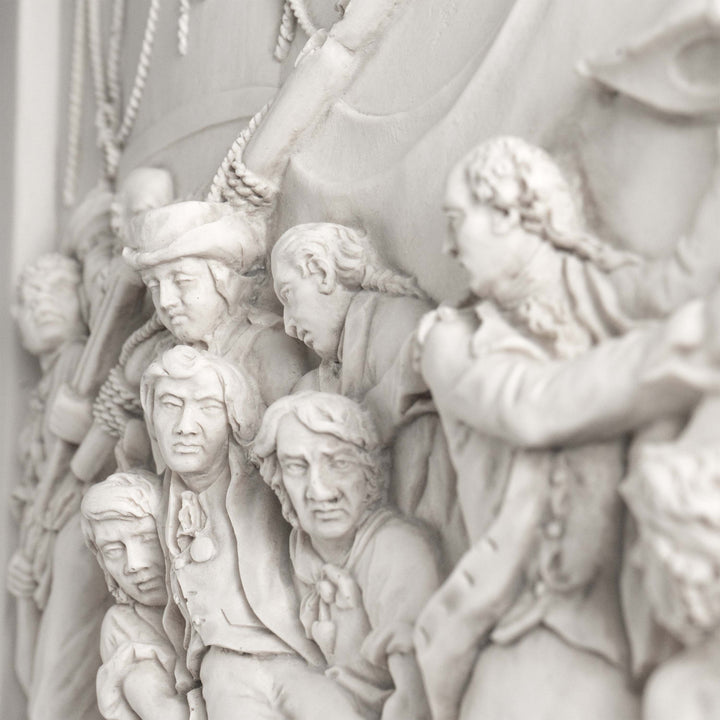 Nelsons-Säule Basrelief – Wandrelief zu Ehren des britischen Marinehelden