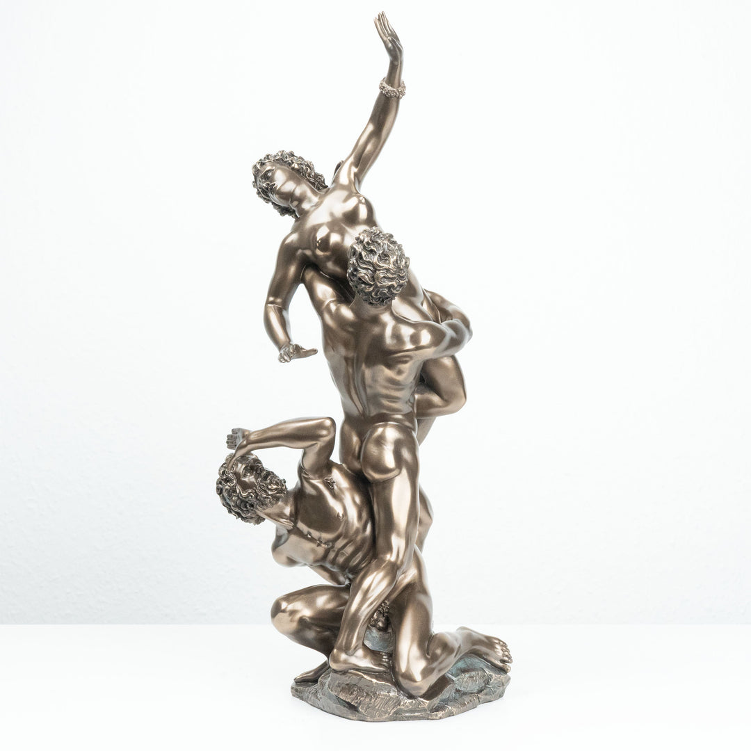 Raub der Sabinerinnen von Giambologna (Bronzierte Skulptur aus Kunstharz)