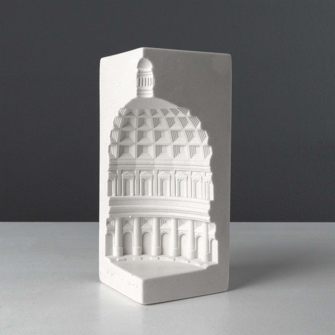 Marmorskulptur Klassische Architektur „De la Passata Pianta“ (Paar)