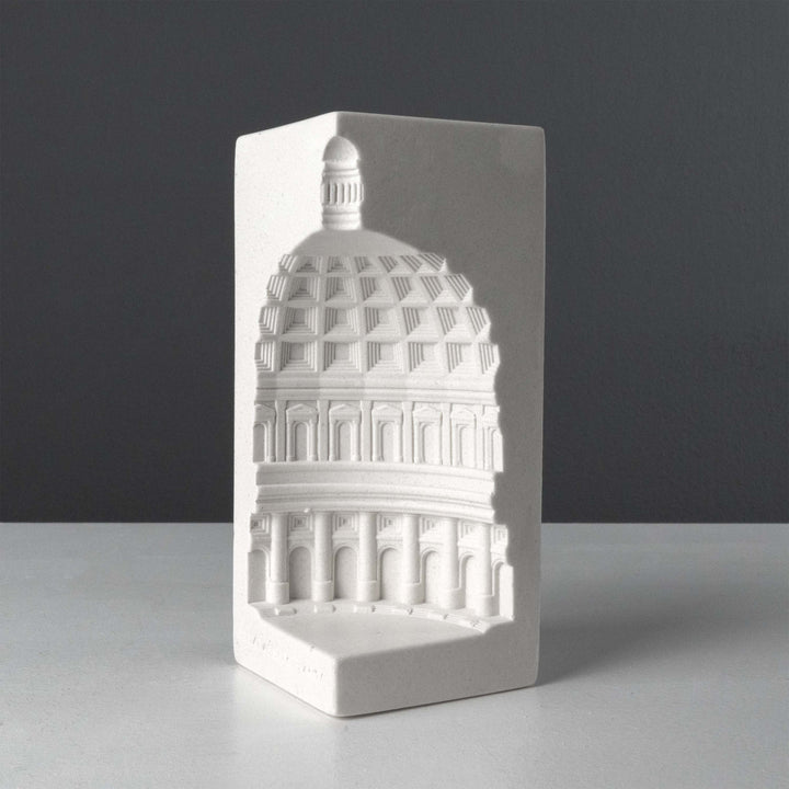Marmorskulptur Klassische Architektur „De la Passata Pianta“ (Paar)