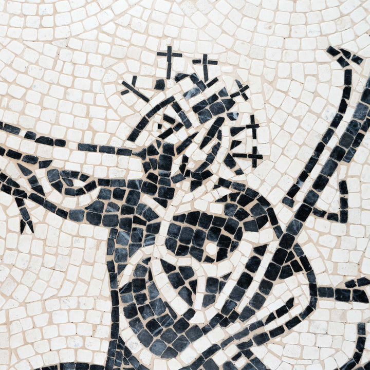 Meereskentaur (Ichthyokentaur) Marmor-Mosaik