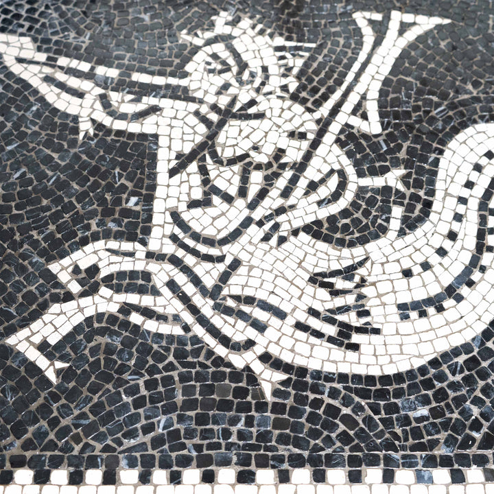 Meereskentaur (Ichthyokentaur) Marmor-Mosaik
