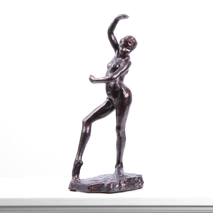 Spanischer Tanz Statue – Bronzierte Skulptur aus Kunstharz