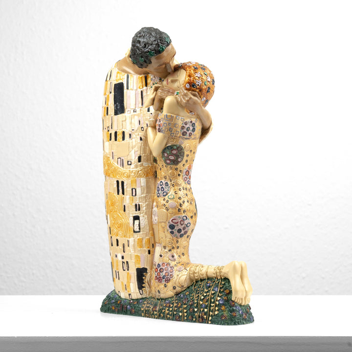 Der Kuss Skulptur von Klimt (Groß, Liebespaar Statue)