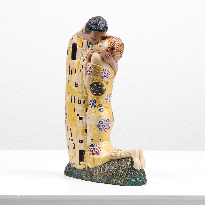 Der Kuss Skulptur von Klimt (Liebespaar Statue)