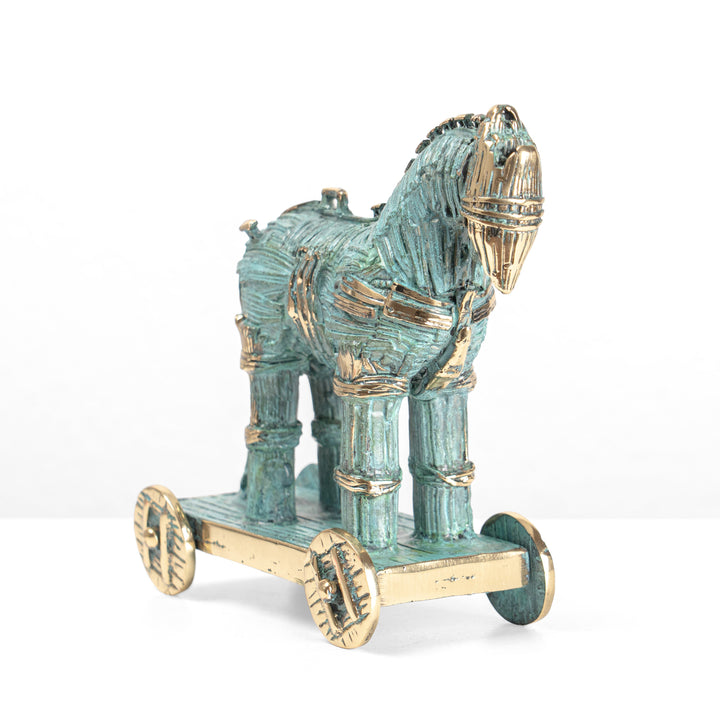 Trojanisches Pferd (Messingskulptur)