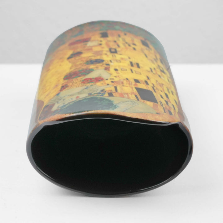 Keramikvase „Der Kuss von Klimt“