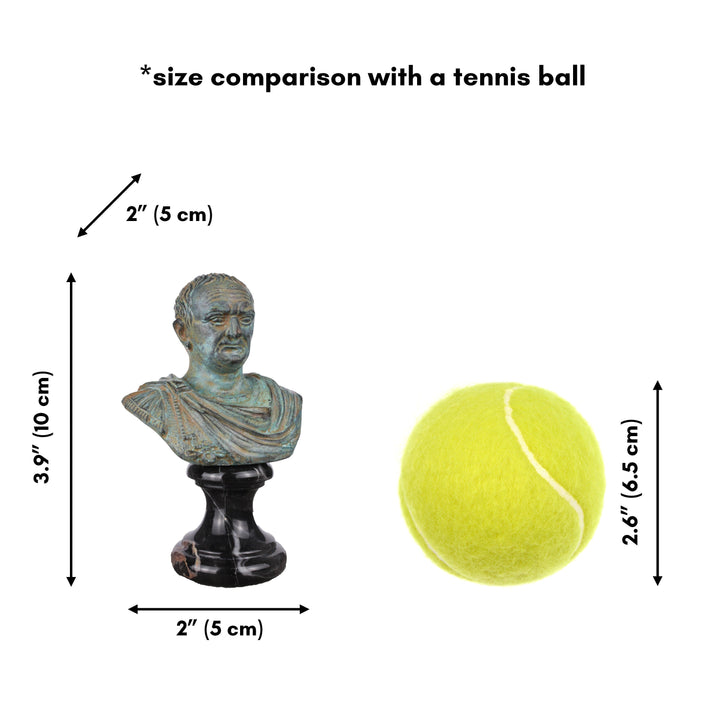 Vespasian Büste (Grüne Bronze)