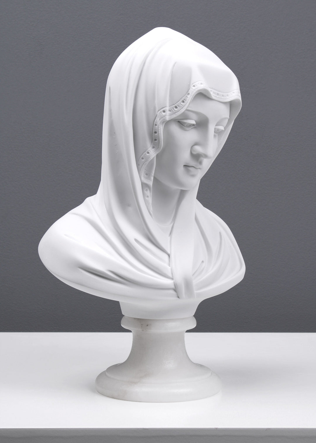 Jungfrau Maria Büste Skulptur (Mittel)
