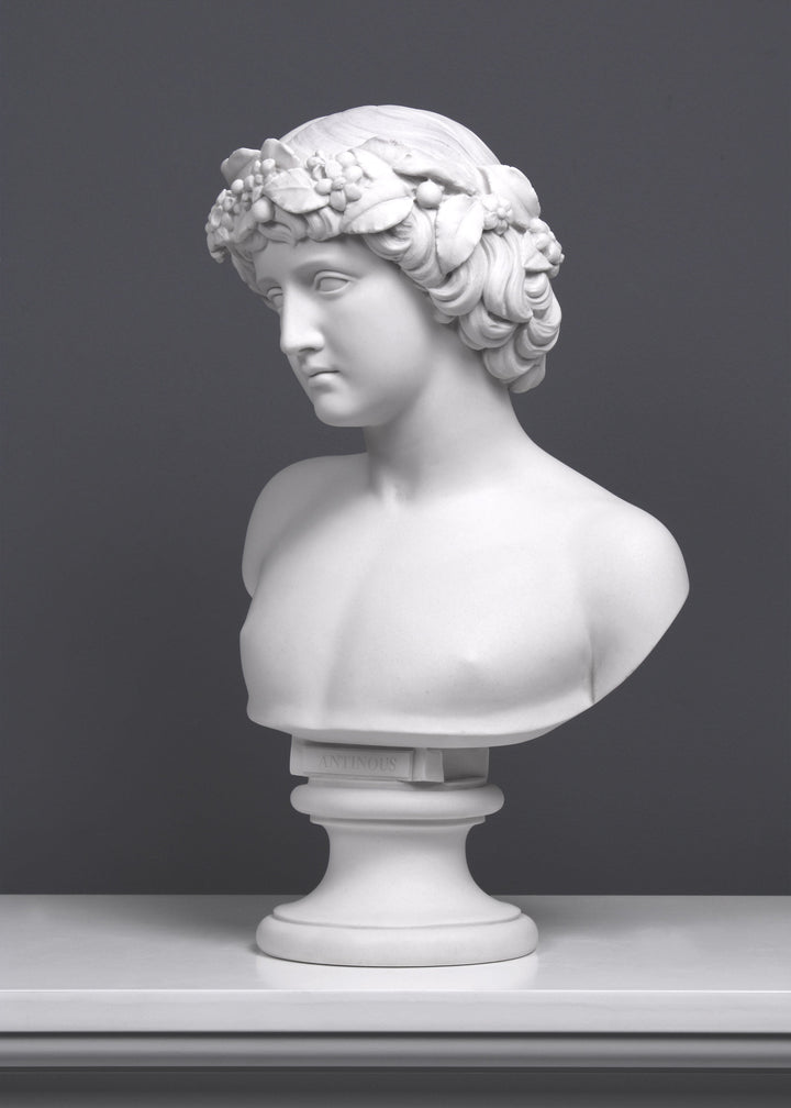 Antinous mit Bacchuskranz Büste