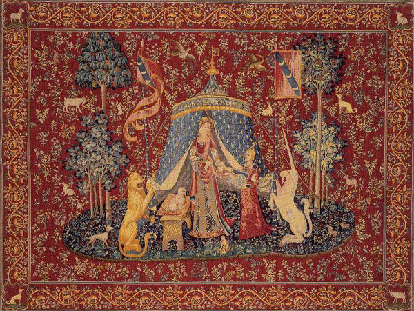 Die Dame und das Einhorn: À mon seul désir – Gobelin Wandteppich (Jacquard gewebt)