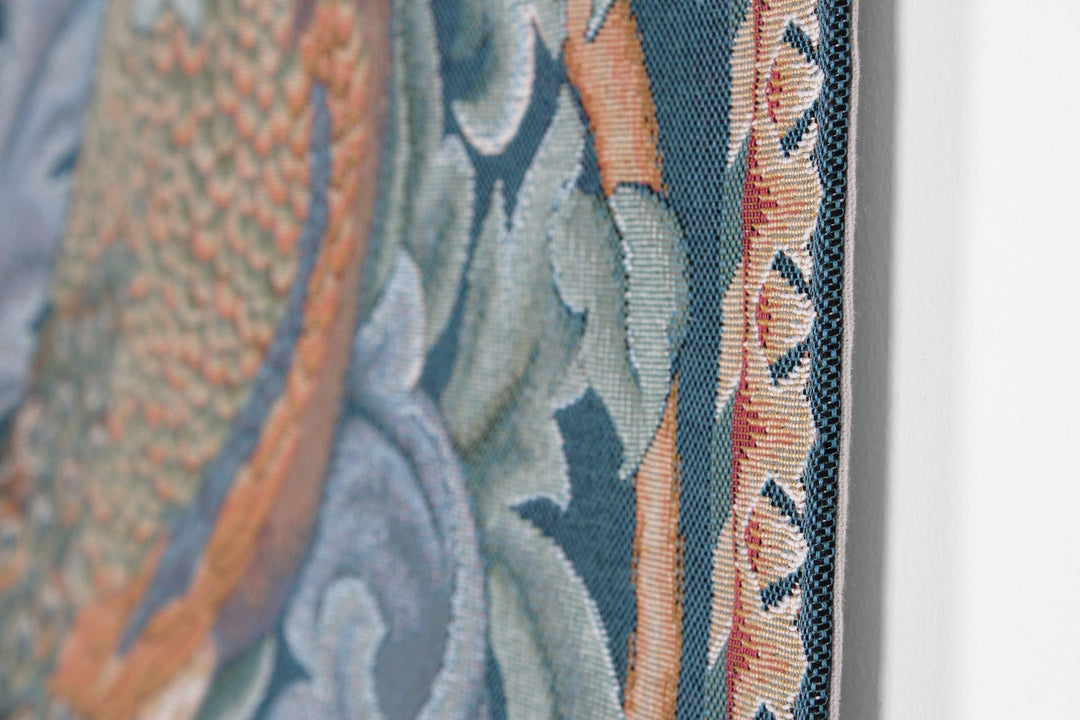 Pfau – Gobelin Wandteppich (Jacquard gewebt)