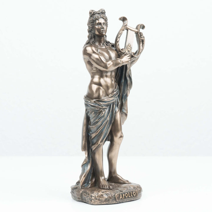 Apollo Statue Griechischer Gott der Sonne (Kaltguss-Bronze Skulptur)