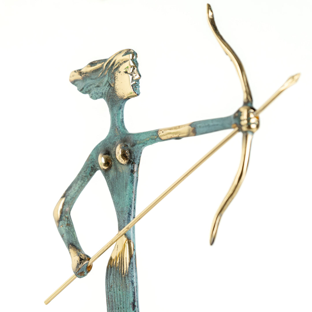 Artemis – Goettin der Jagd (Messing Skulptur)