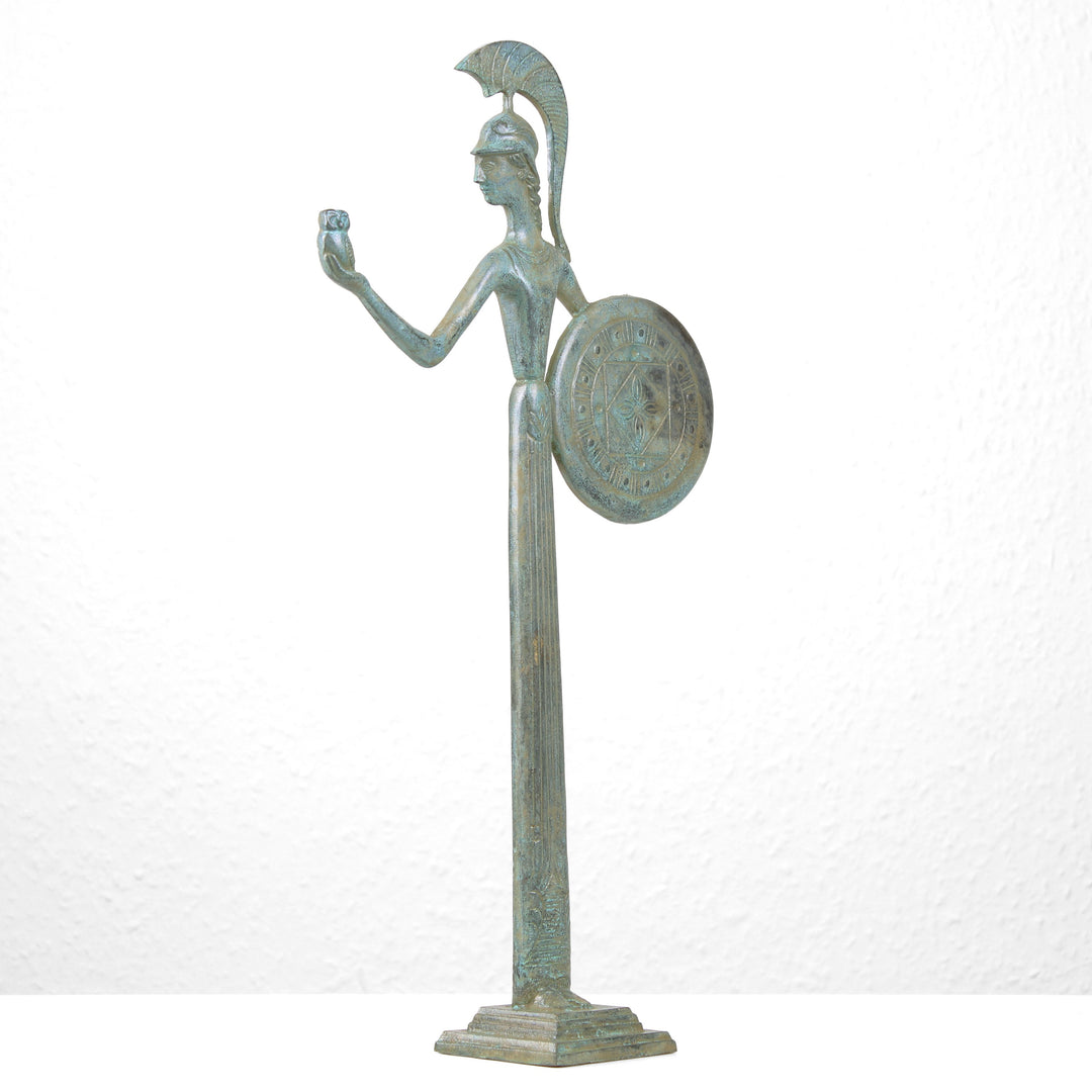 Athena Statue – Griechische Bronze Skulptur