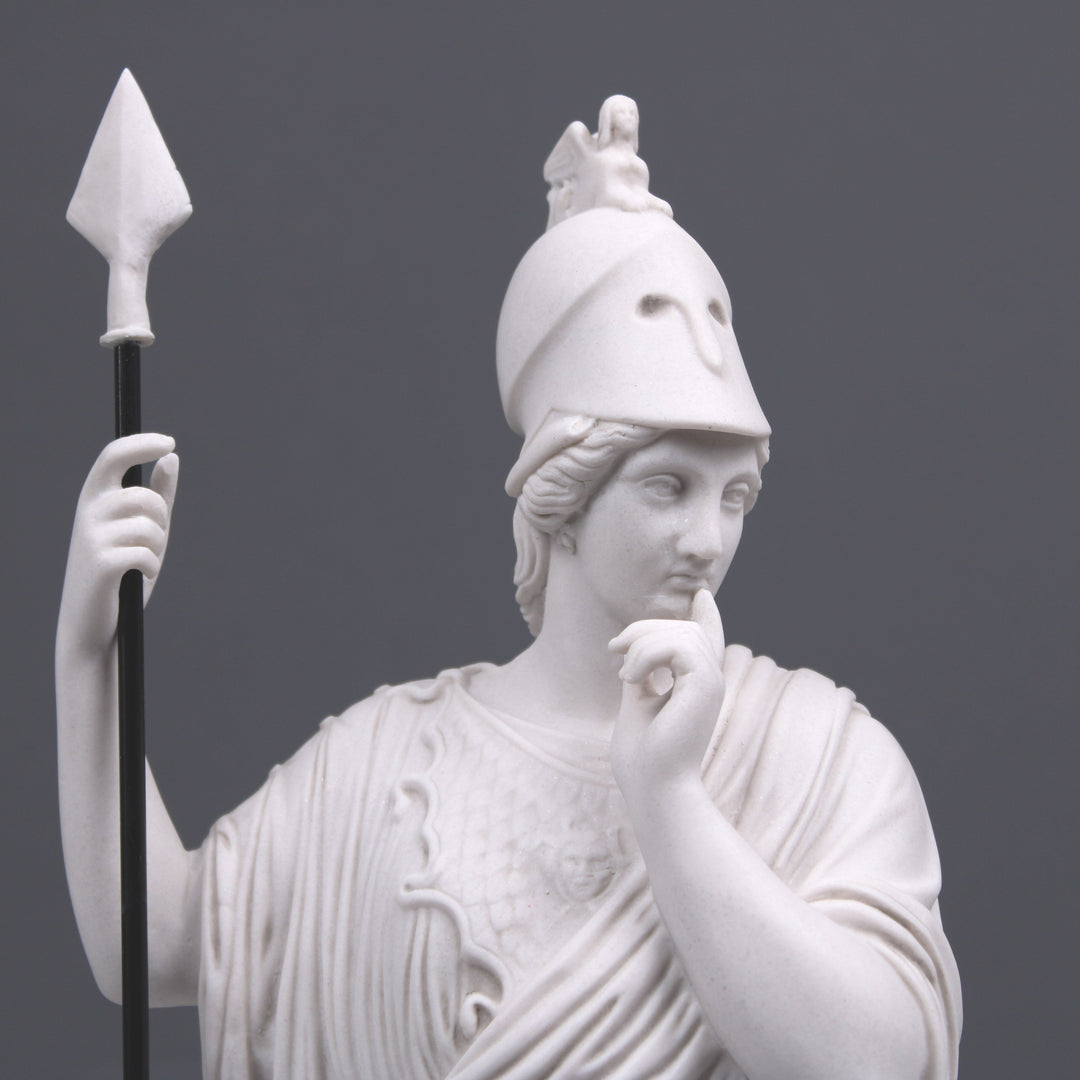 Athena Statue mit Speer Figur der Athena Giustiniani