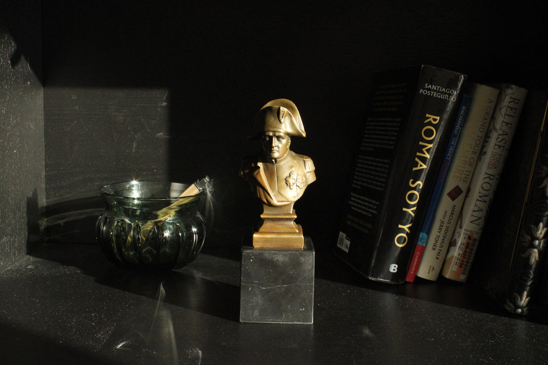 Napoleon Büste als General (Bronze, Wachsguss)