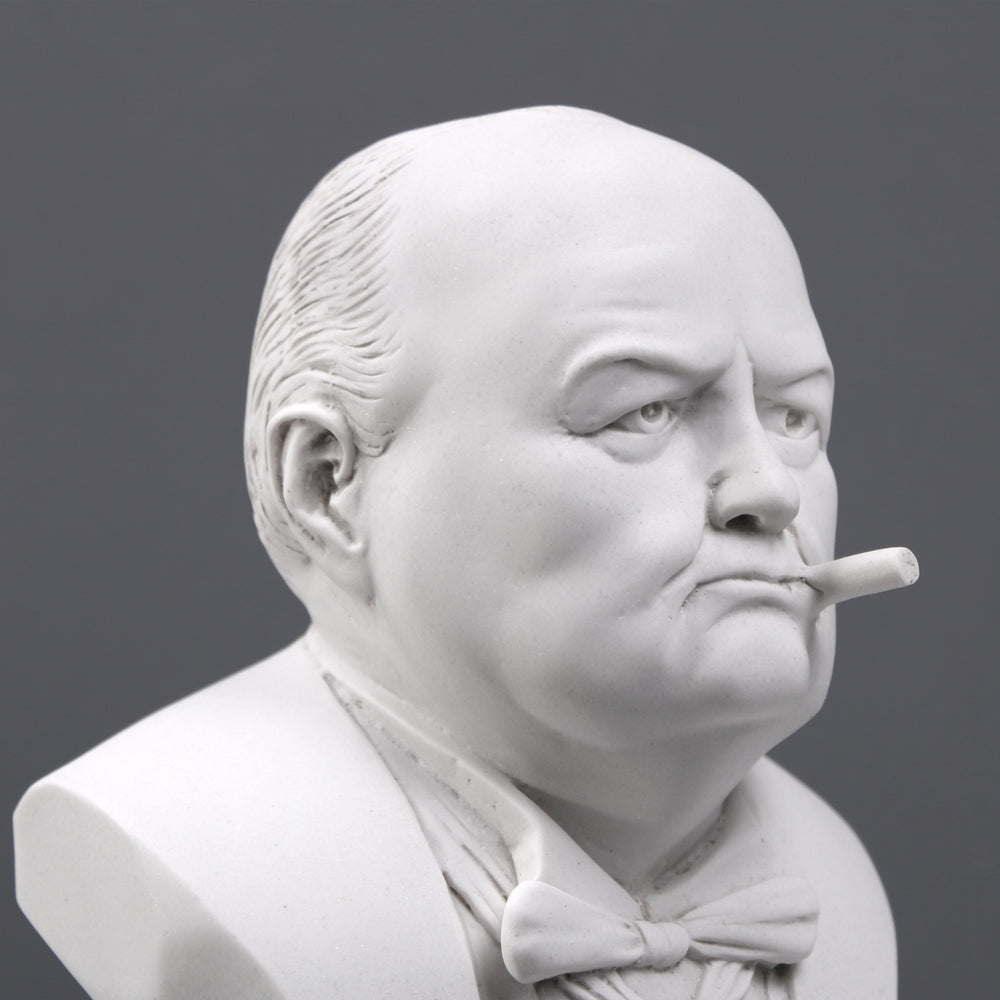 Winston Churchill Büste mit Zigarre