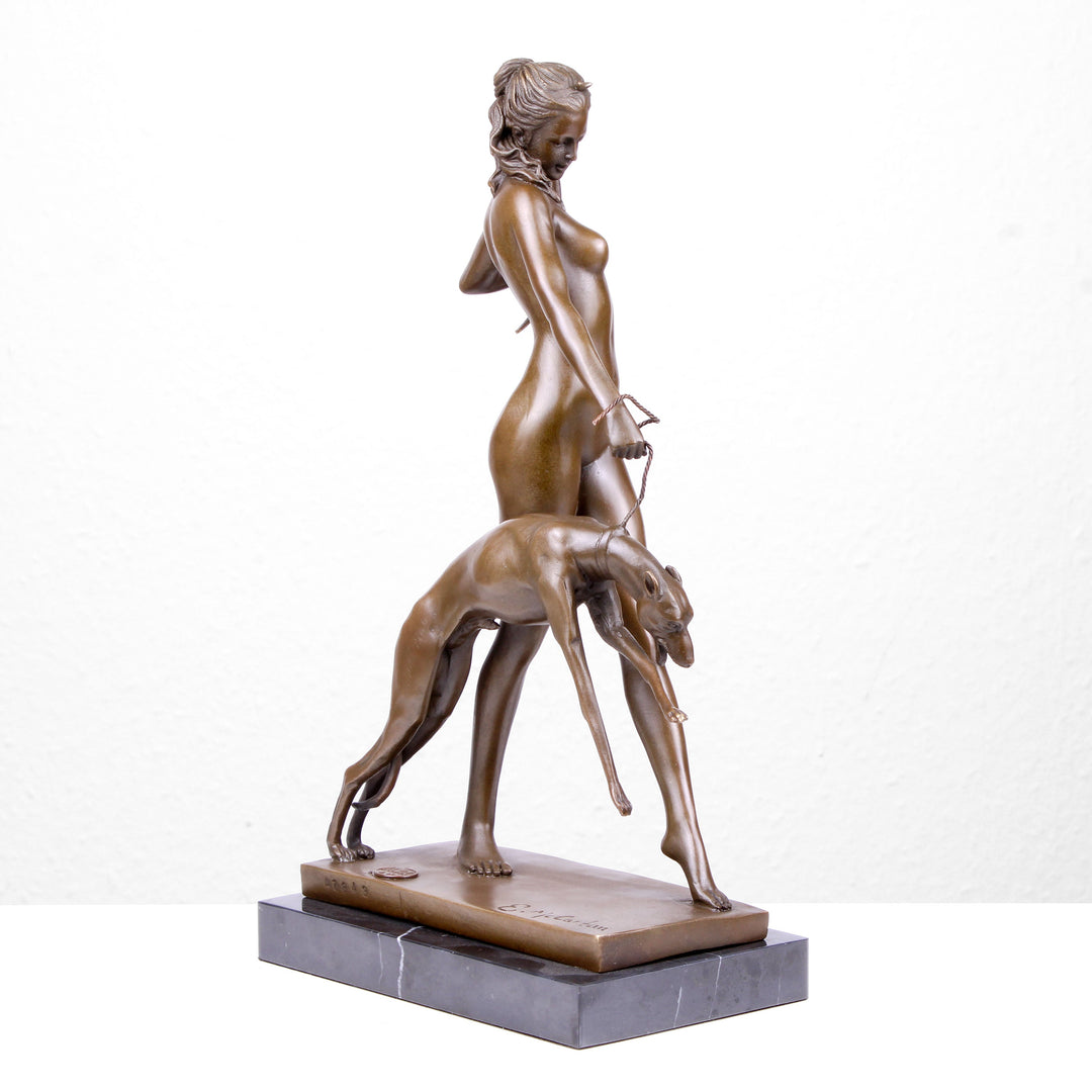 Diana Statue (Bronze, Wachsguss)