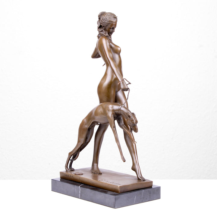 Diana Statue (Bronze, Wachsguss)