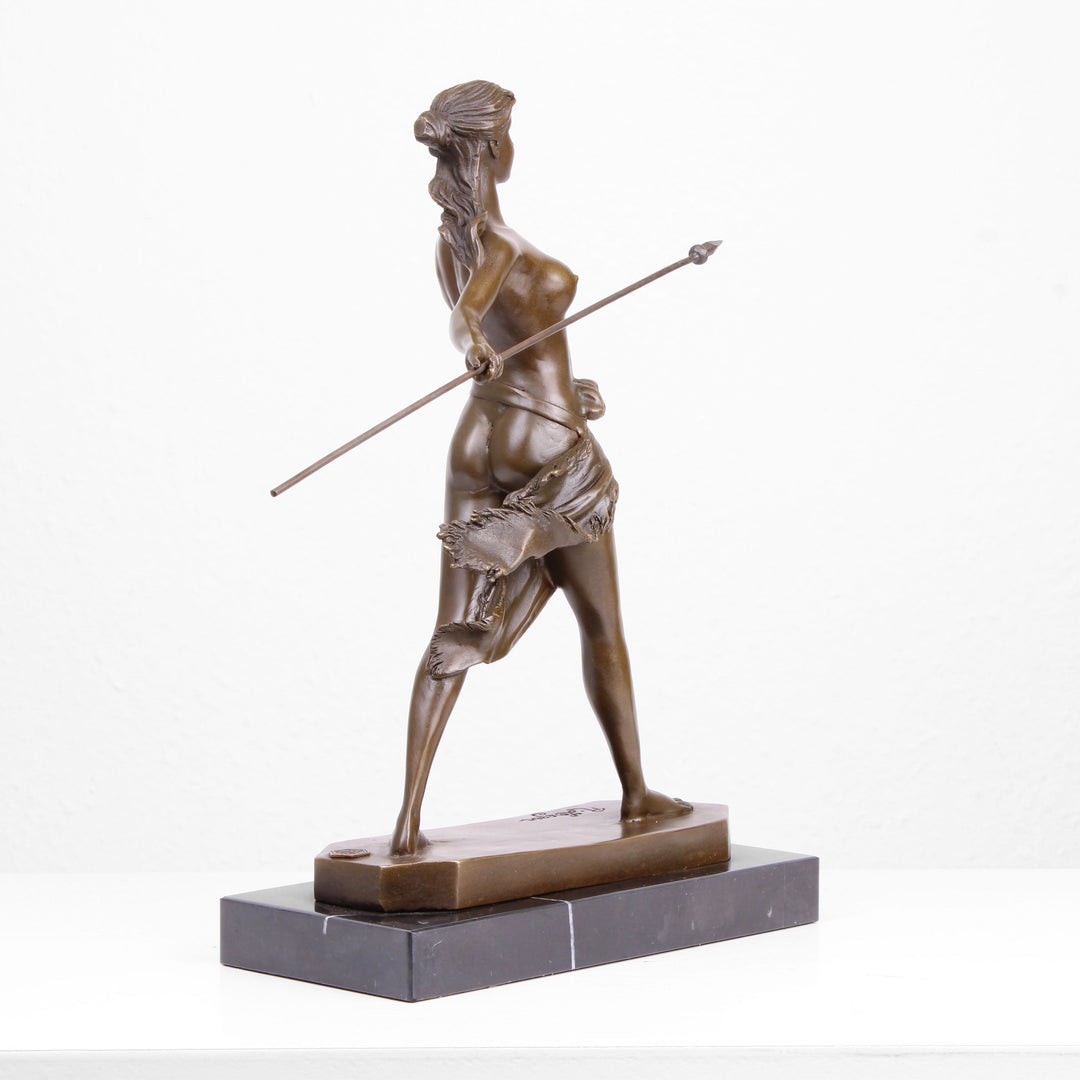 Amazone Statue (Bronze, Wachsguss)