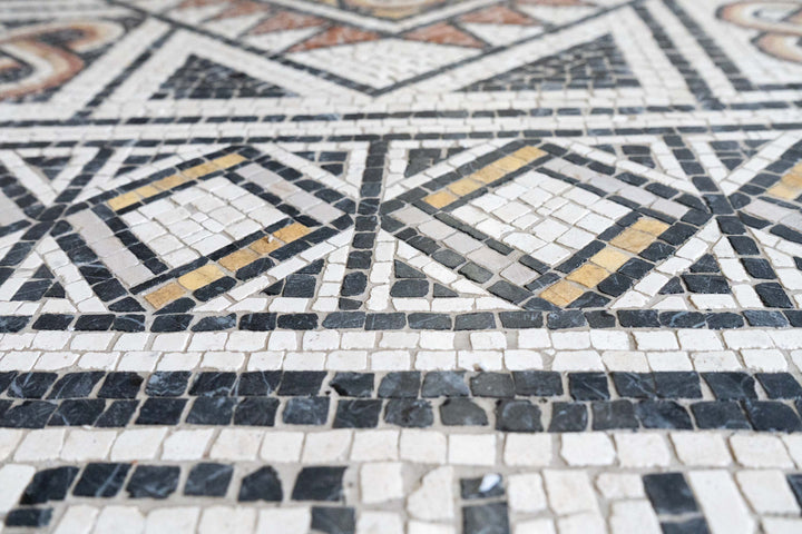 Geometrischer Teppich Marmor-Mosaik