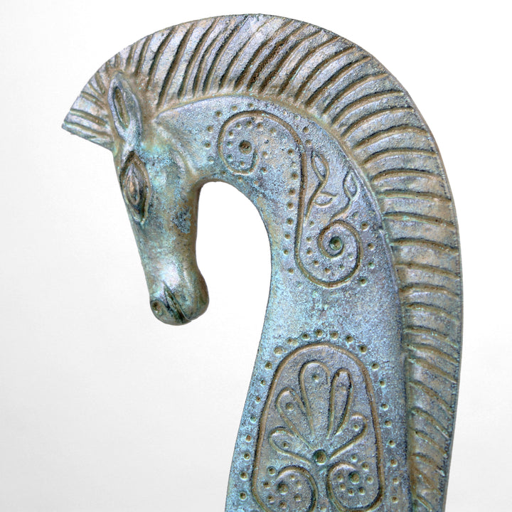 Griechisches Pferd Statue (Bronze, Groß)