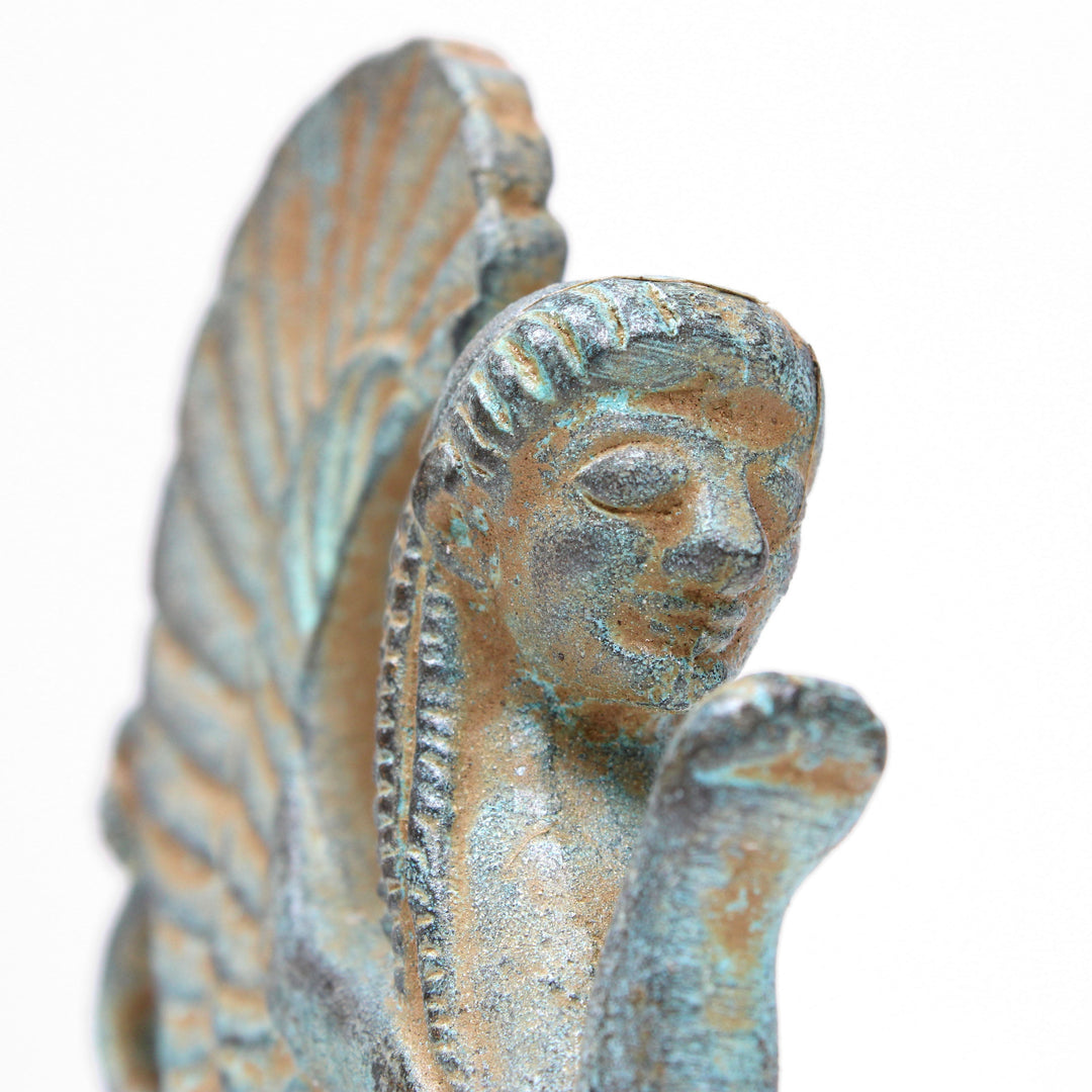 Griechische Sphinx Statue (Bronze)