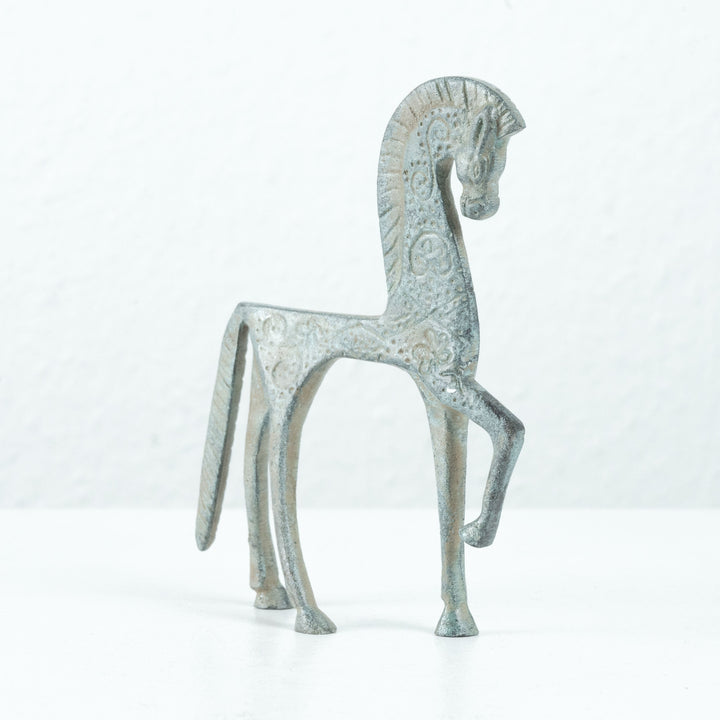 Griechisches Pferd Figur (Bronze, Kleine Statue)