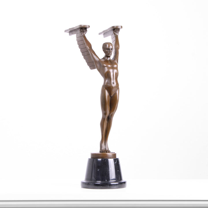 Ikarus Statue (Griechische Mythologie, Bronze, Wachsguss)