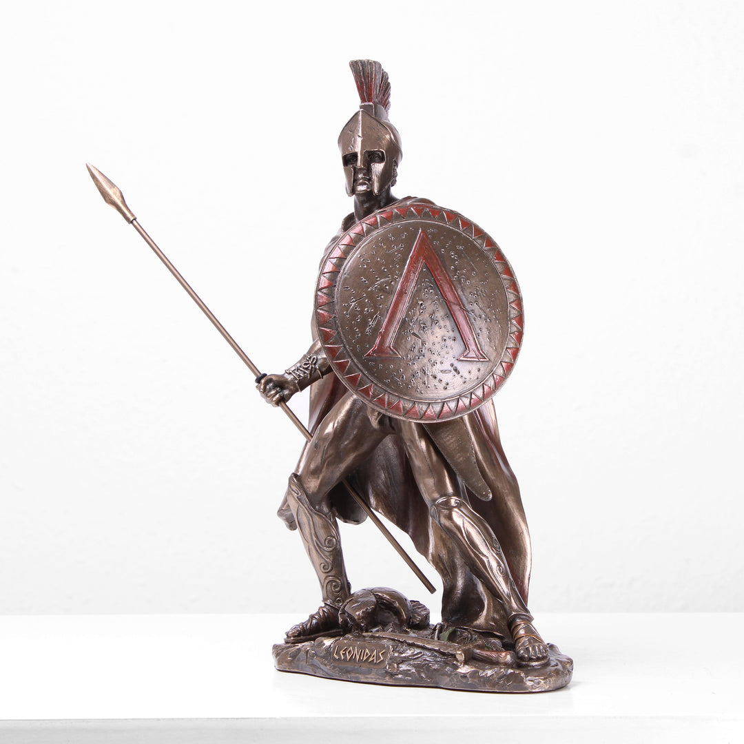Leonidas (Bronzierte Skulptur aus Kunstharz)